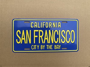 SAN FRANCISCO License Plate