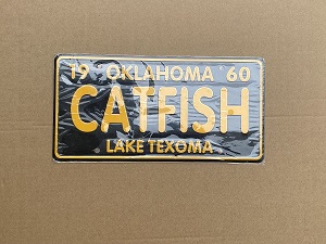 Replica Catfish or Striper License Plate